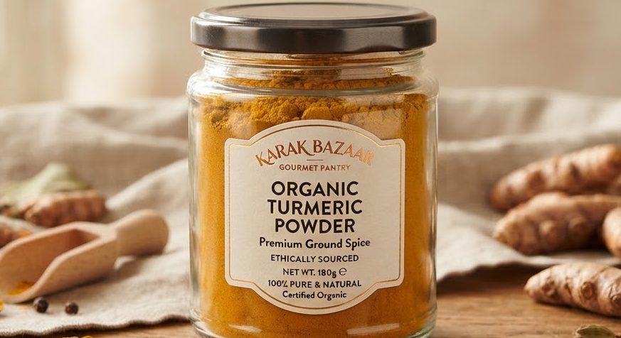 Organic Turmeric — detail view